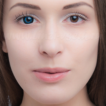 Цветные линзы EOS 204 Blue Фото 3